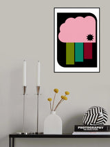 Every Cloud Black Poster och Canvastavla