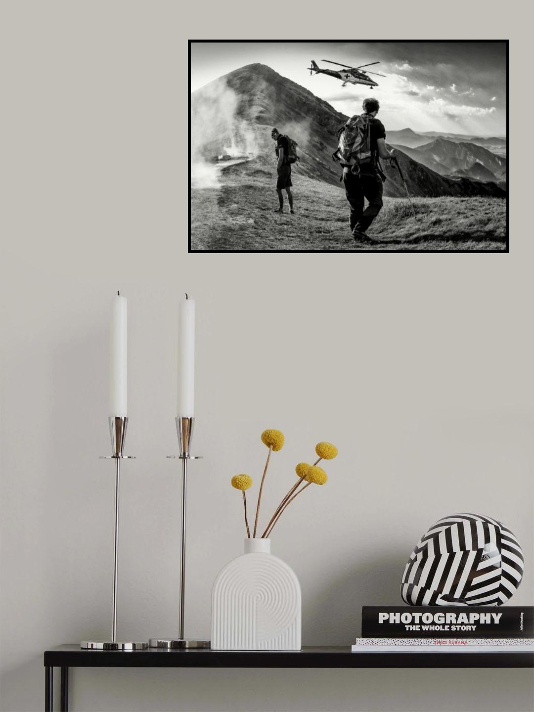 mountain rescue . . Poster och Canvastavla