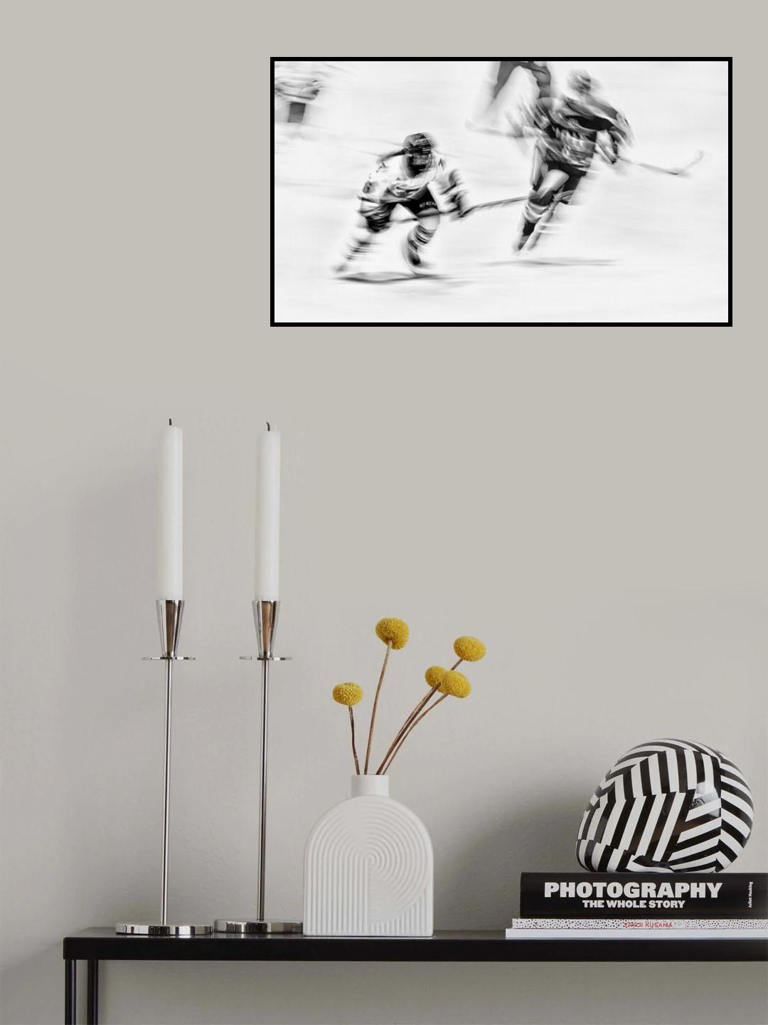 Hockey player Poster och Canvastavla