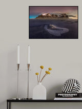 The last islnd in the black sand Poster och Canvastavla