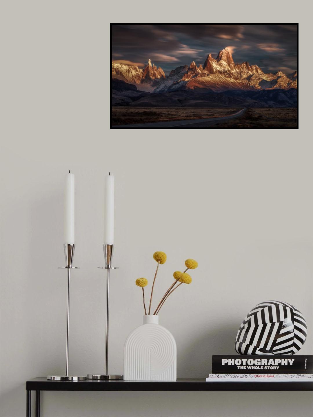 Patagonia sky in motion Poster och Canvastavla