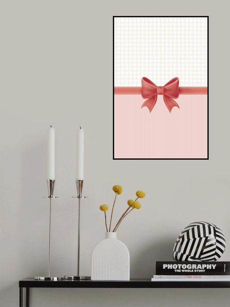Cute Ribbon Poster och Canvastavla