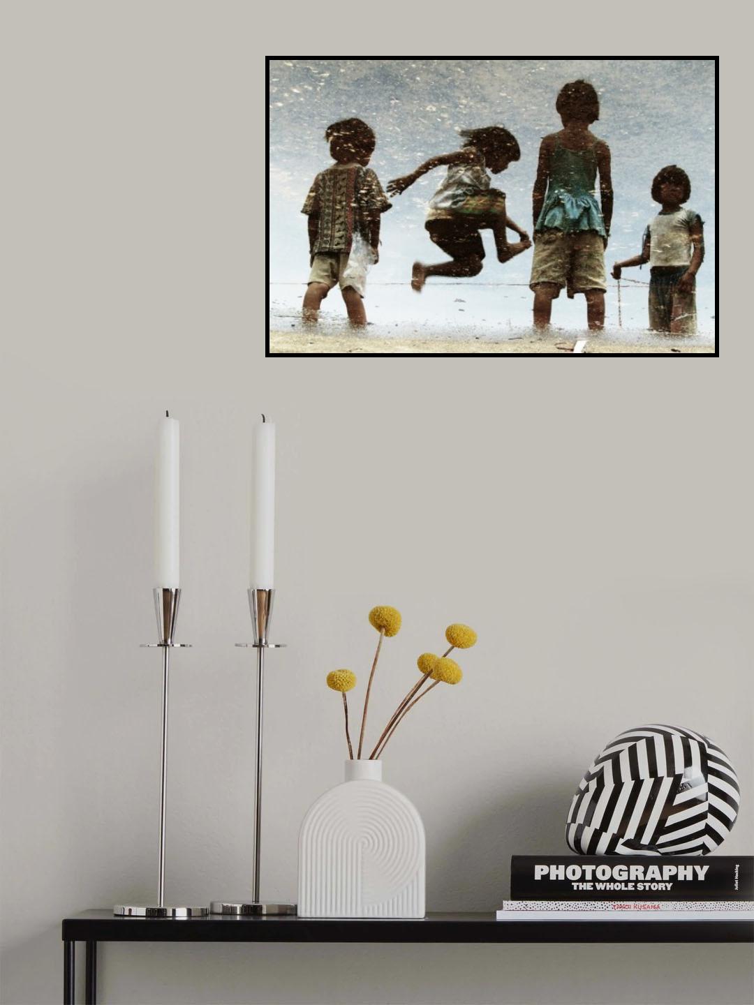 Old Play Poster och Canvastavla