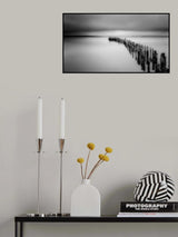 Old Wooden Bridge Piles Poster och Canvastavla