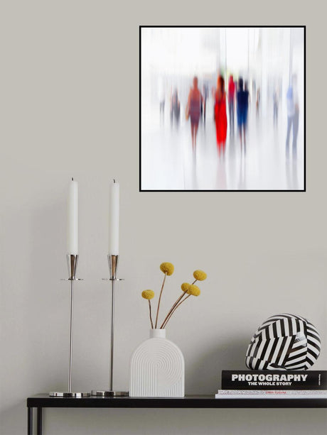 Women in red Poster och Canvastavla