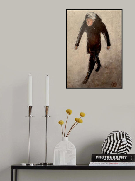 Winter Walking Poster och Canvastavla