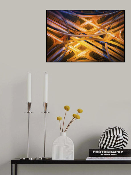 Electric City Poster och Canvastavla