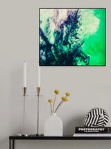 Acrylic colors and ink in water Poster och Canvastavla