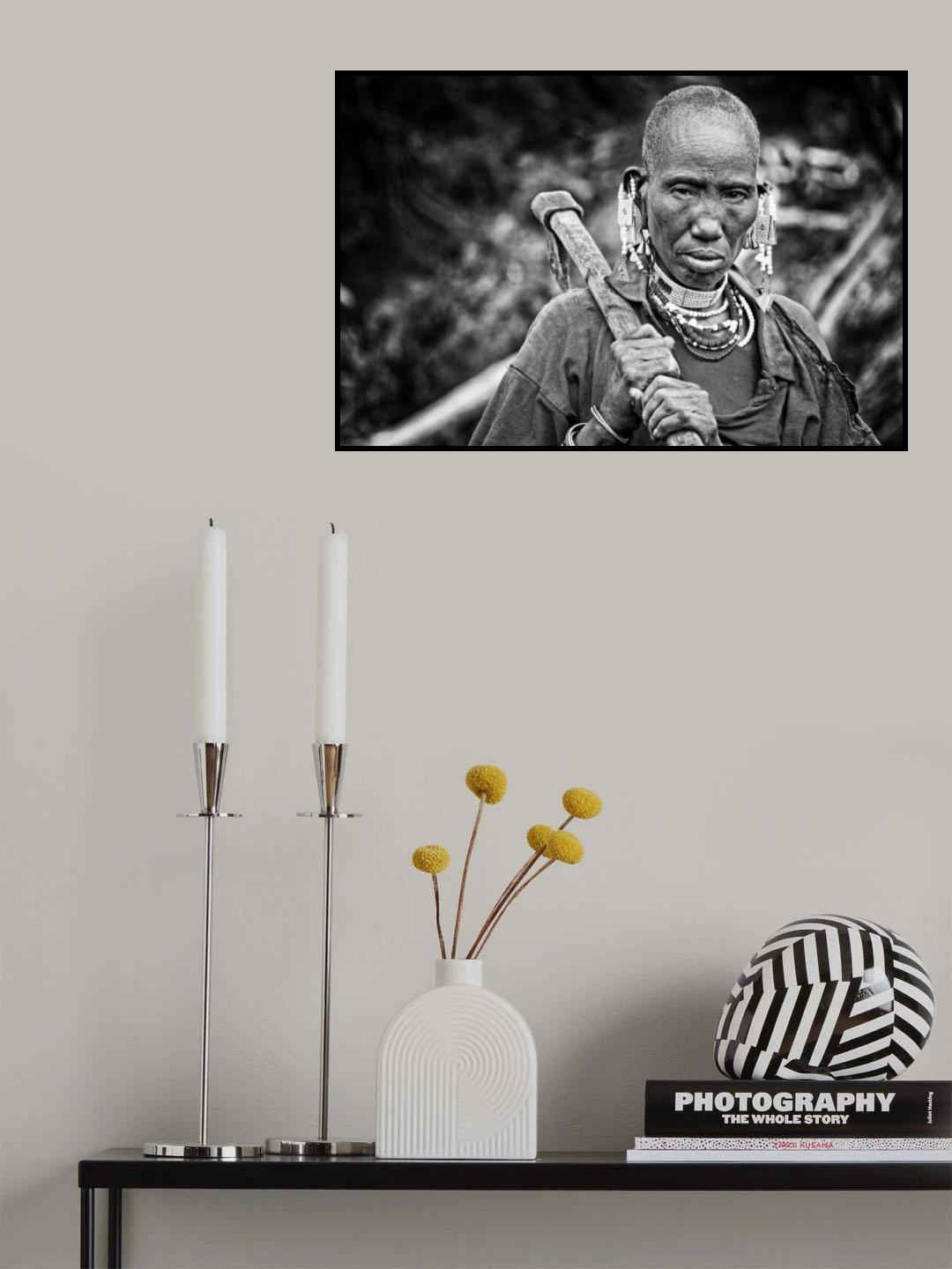 Forest Lady in Acacia Valley Poster och Canvastavla