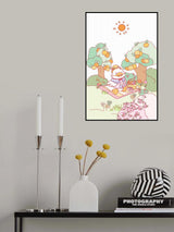 Little Duck Picnic up Poster och Canvastavla