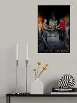 The traditional blacksmithing Poster och Canvastavla