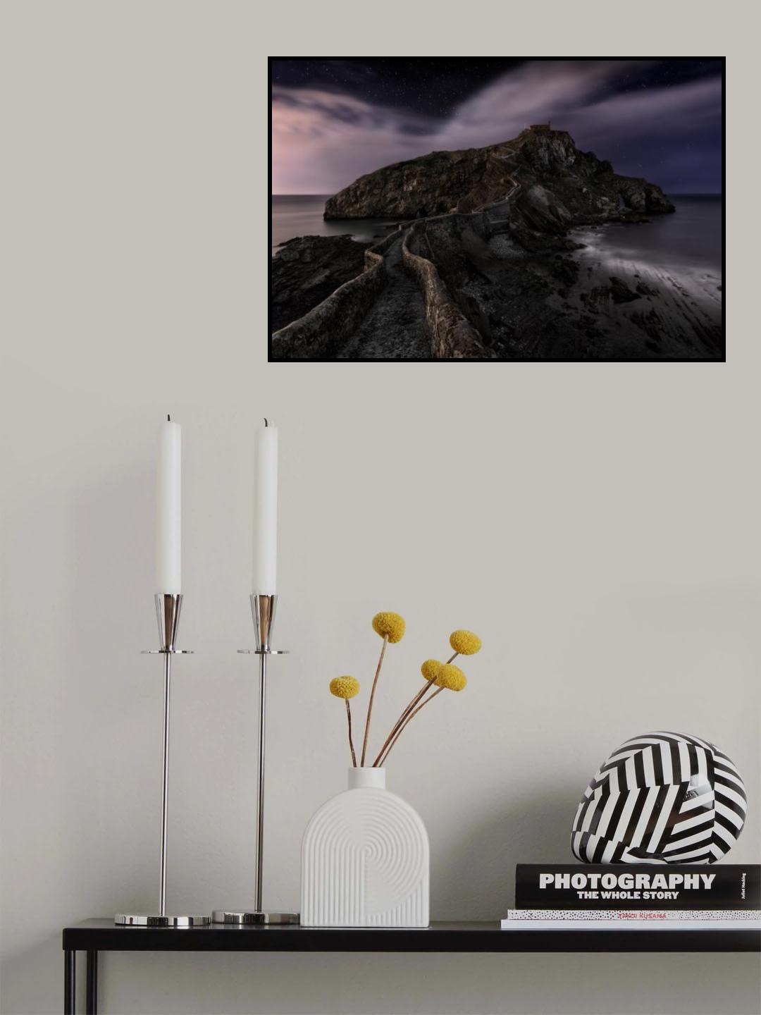 One Night in Gaztelugatxe Poster och Canvastavla