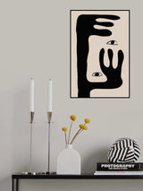 Abstract Face No2. Poster och Canvastavla