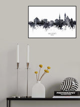 Hallstatt Austria Skyline Poster och Canvastavla
