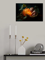 Bruna and the physalis Poster och Canvastavla