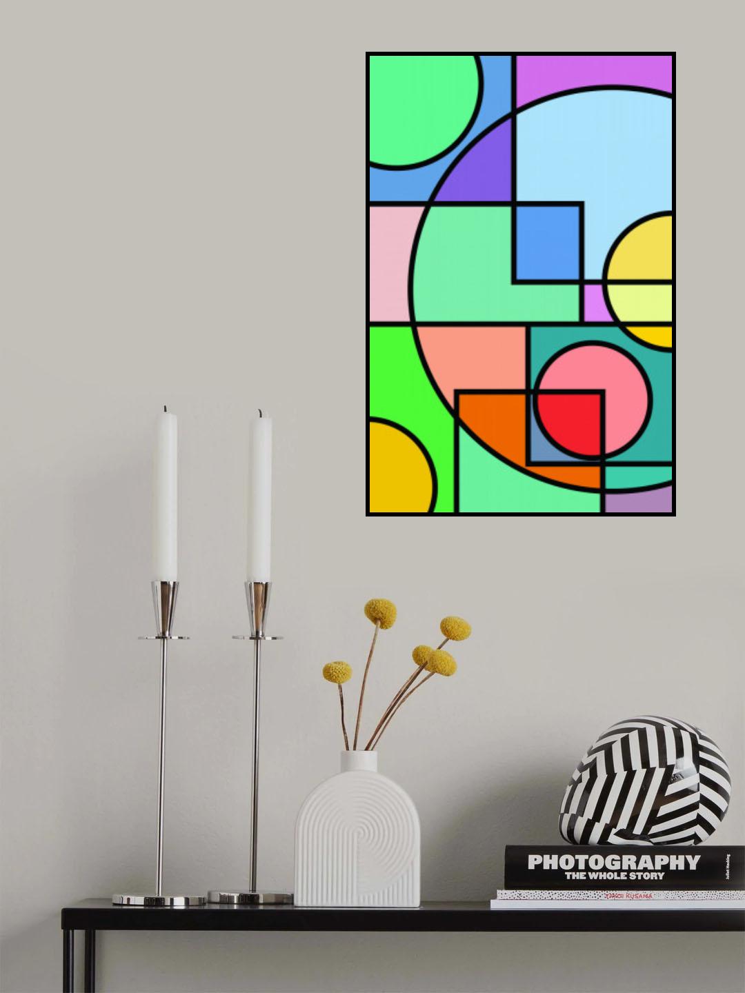 Abstract Circles Collection #2 Poster och Canvastavla