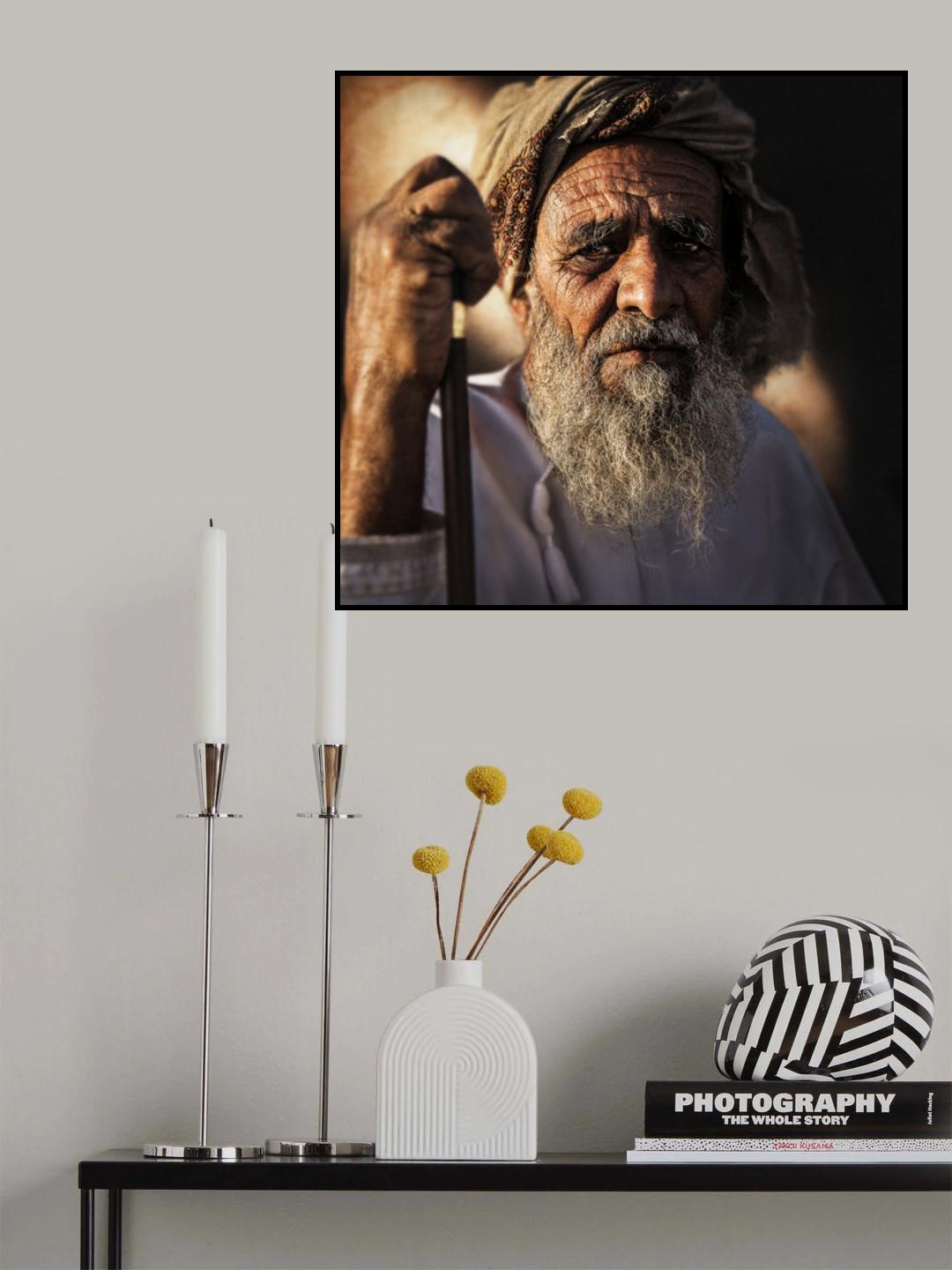 Omani Portrait Poster och Canvastavla