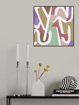 Line art abstract 04 Poster och Canvastavla