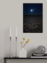 Venus and Moon visit Beehive Poster och Canvastavla
