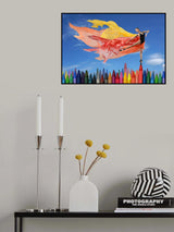 Colors of world balllerina Poster och Canvastavla