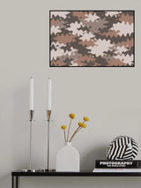 Shaky Pastel Pattern Square Poster och Canvastavla