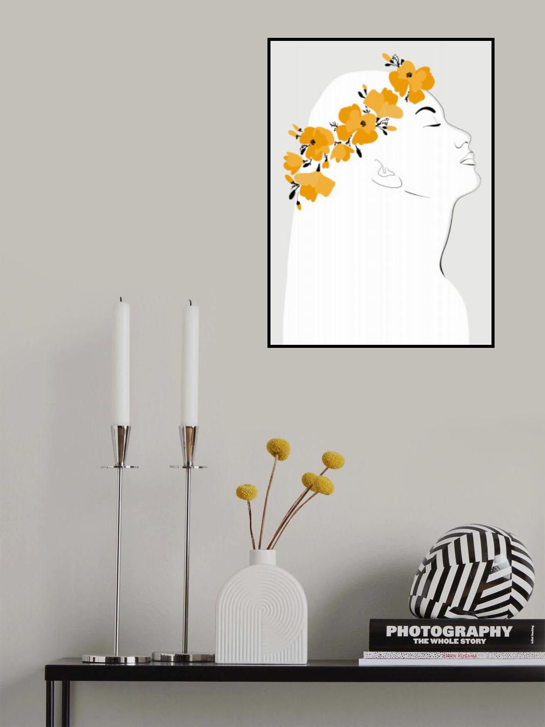 Floal Orly portrait Poster och Canvastavla