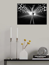 The boundary betweenl light and shadow is you Poster och Canvastavla