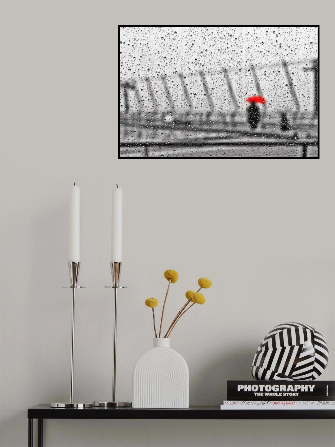 Rainy day Poster och Canvastavla