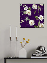 Wall Mural Wh 1 4096 Dark Purple Poster och Canvastavla