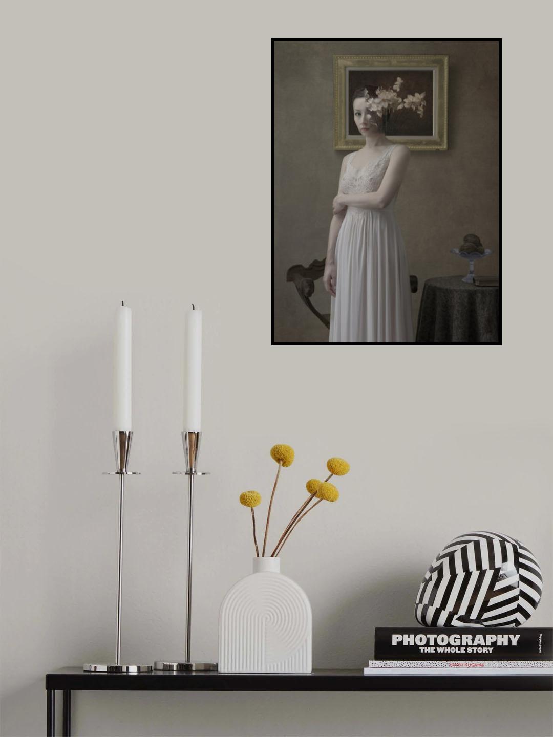 Narcisse femme Poster och Canvastavla