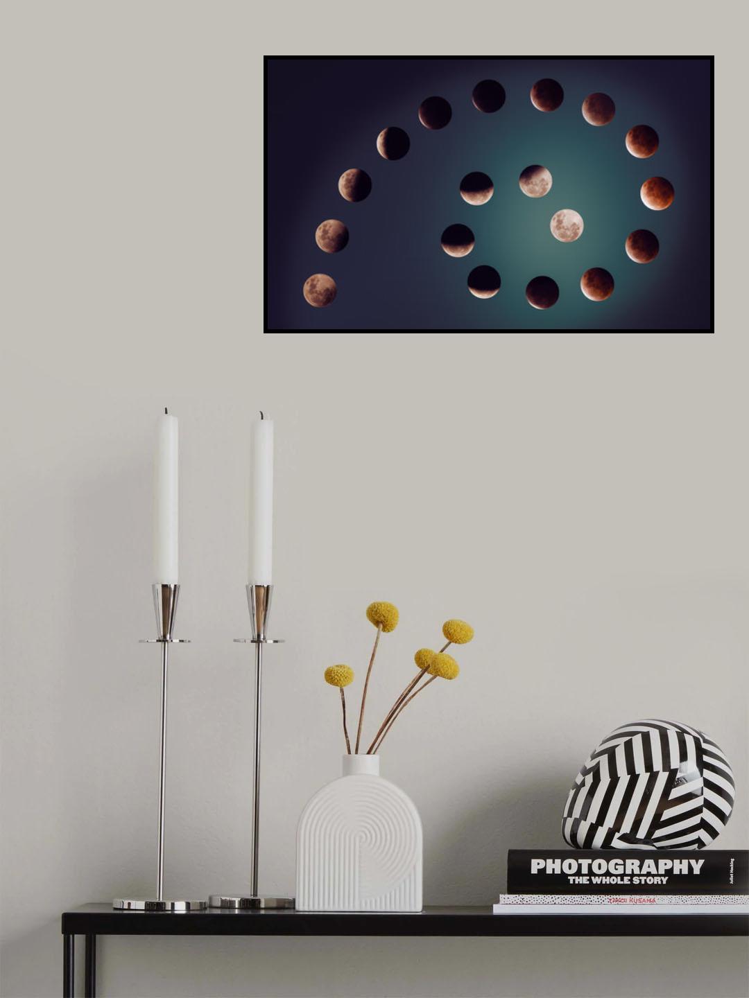 Blood Moon Poster och Canvastavla