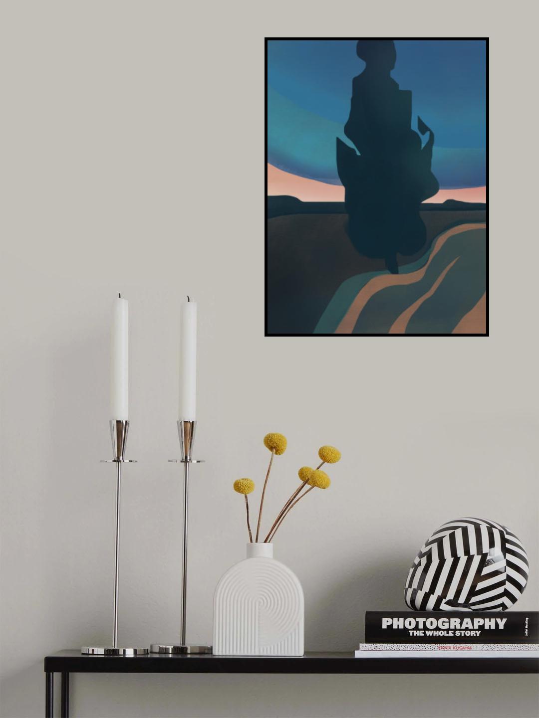 Dark Evening Poster och Canvastavla