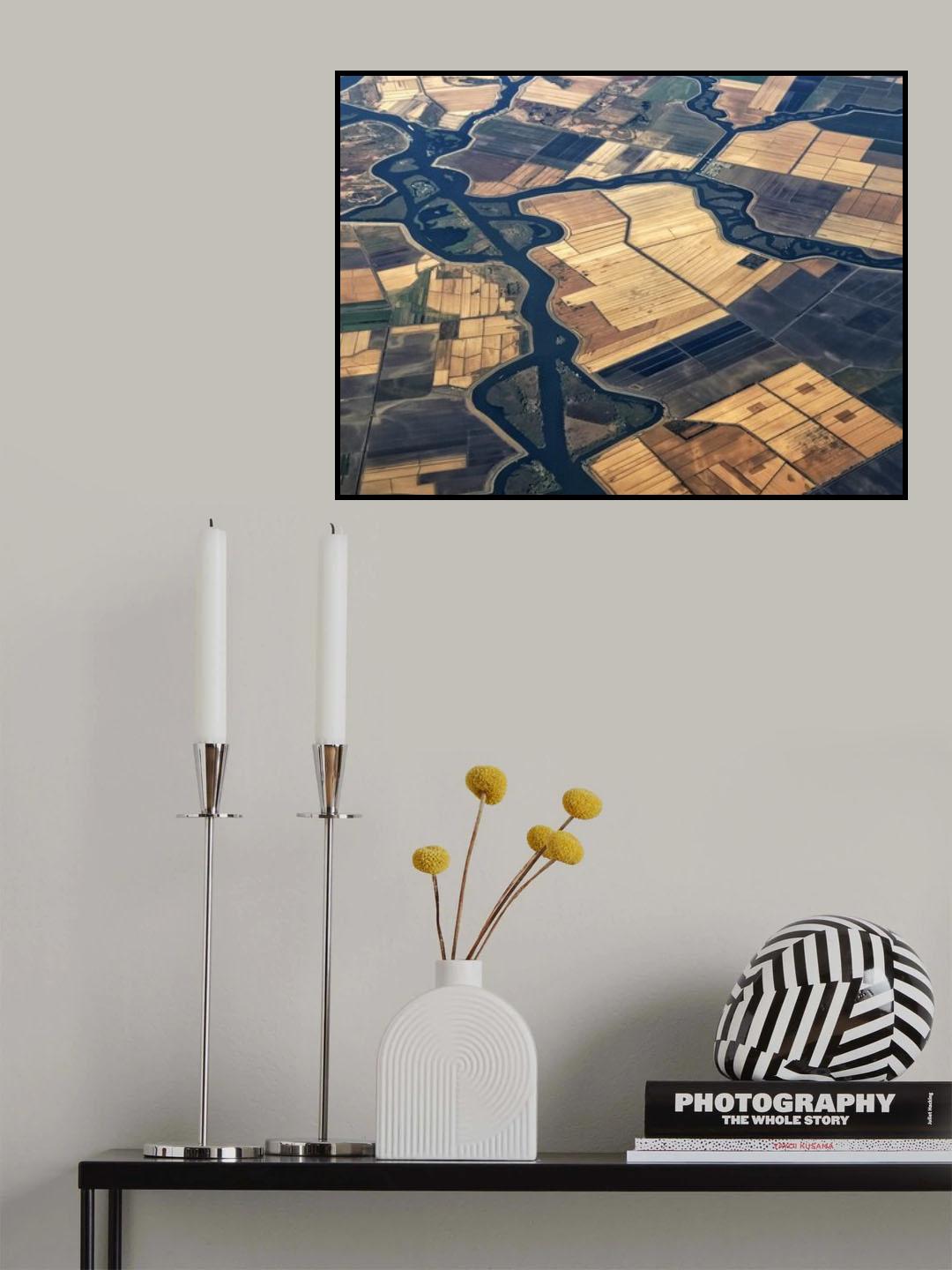 Delta Farmland Poster och Canvastavla