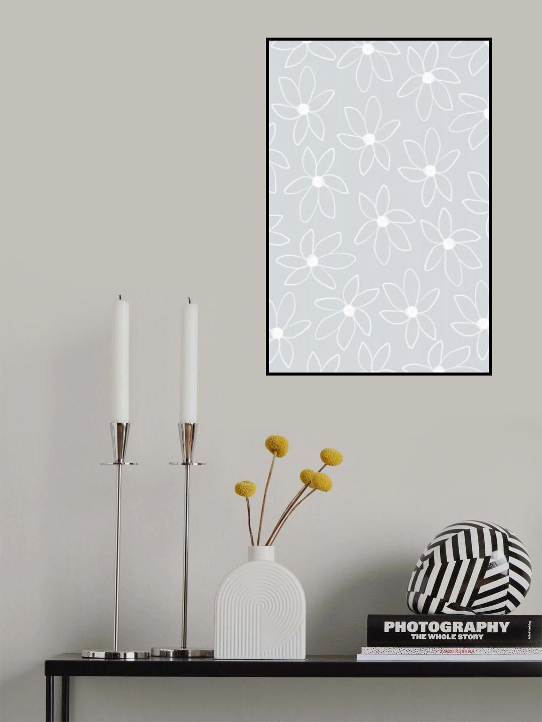 Airy Flowers No 1 Poster och Canvastavla