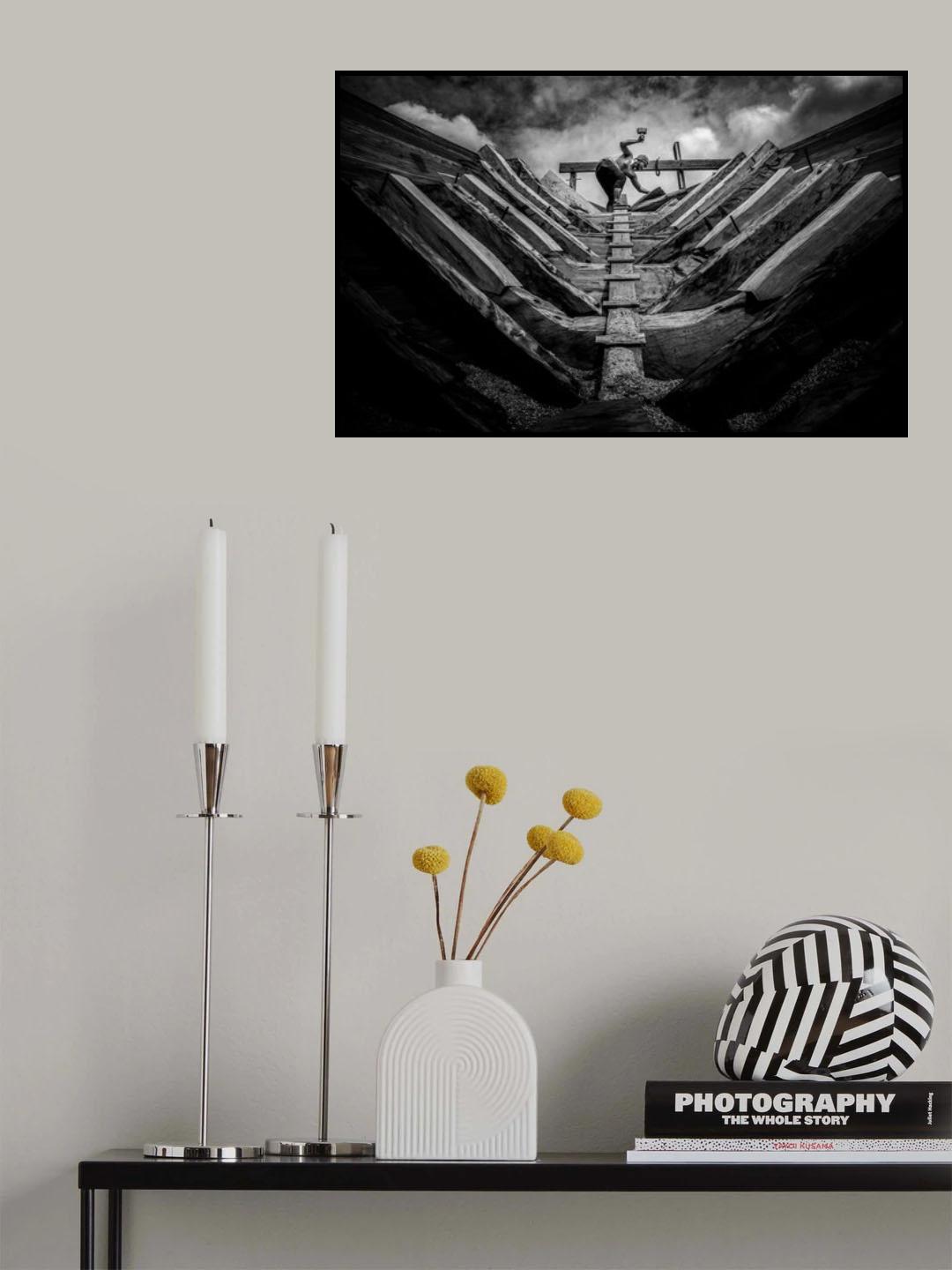 the maker of the Phinisi ark Poster och Canvastavla