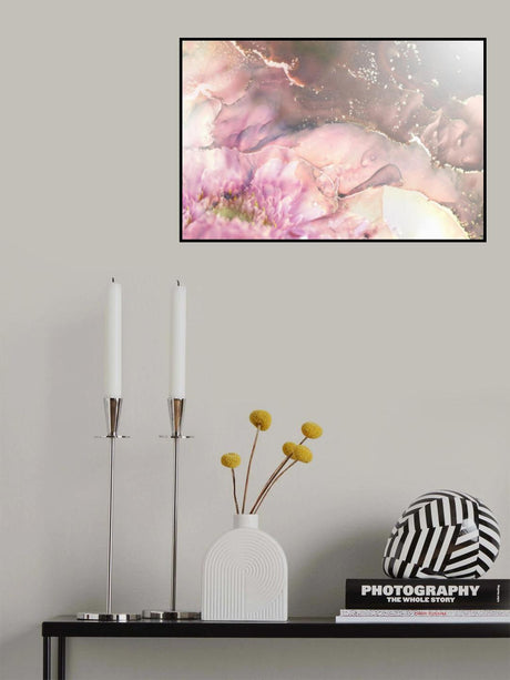 Ombre087flower Poster och Canvastavla