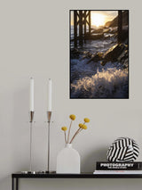 Coast at Sunset Poster och Canvastavla