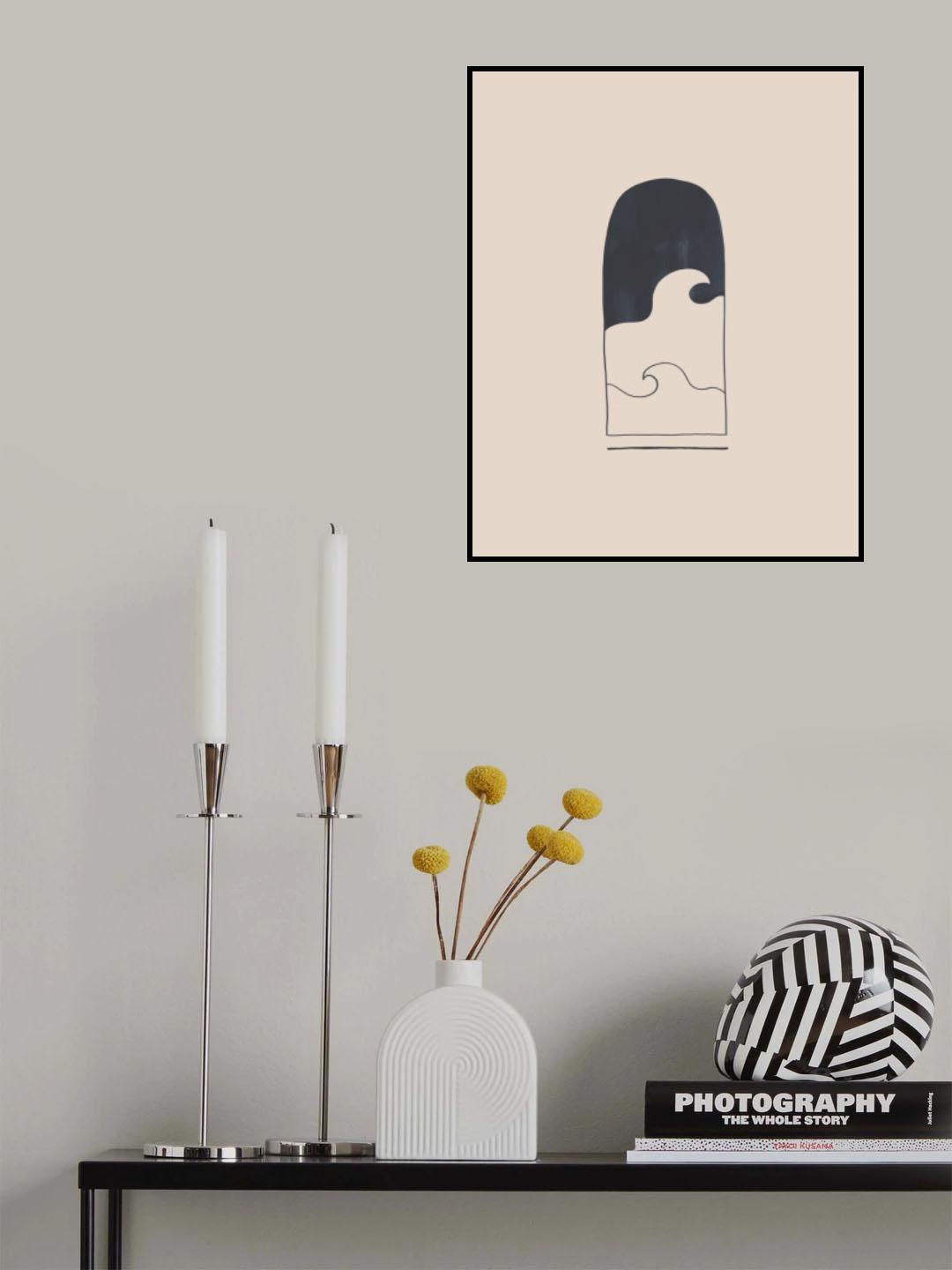Seascape Poster och Canvastavla