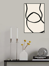 Black Lines 04 Poster och Canvastavla