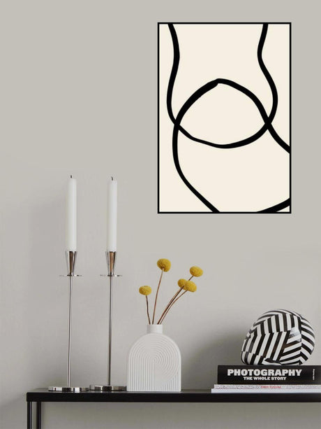 Black Lines 04 Poster och Canvastavla