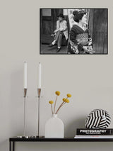 The geisha and the old man Poster och Canvastavla