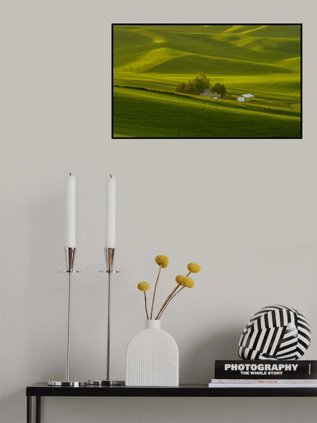 A view of the farm house in Palouse Poster och Canvastavla