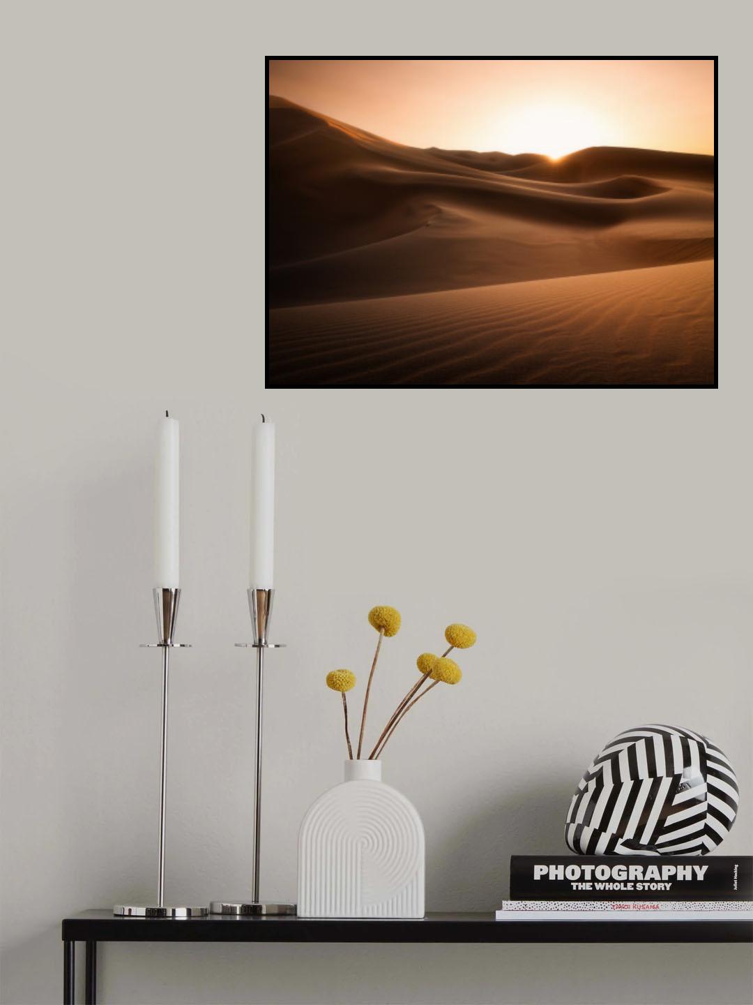 Desert Glow Poster och Canvastavla