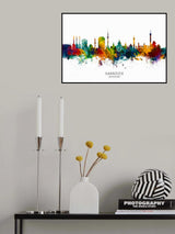 Hannover Germany Skyline Poster och Canvastavla