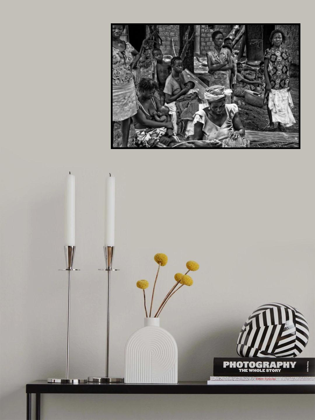Women in Mali. Poster och Canvastavla