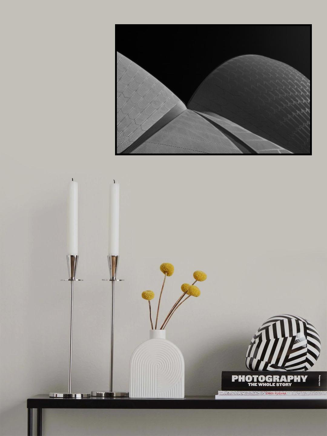 Sydney Opera Study Poster och Canvastavla