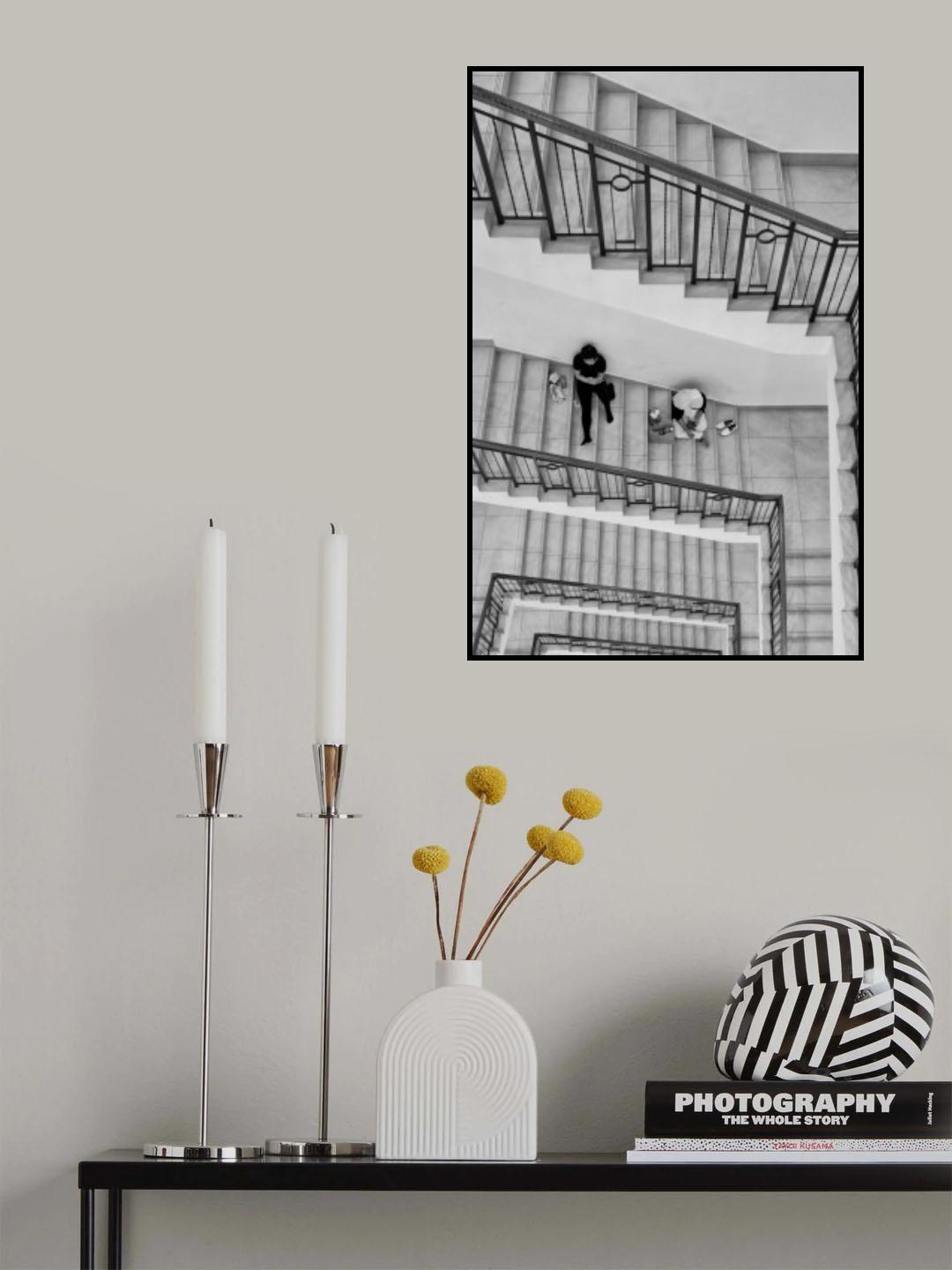 The Stairs Poster och Canvastavla