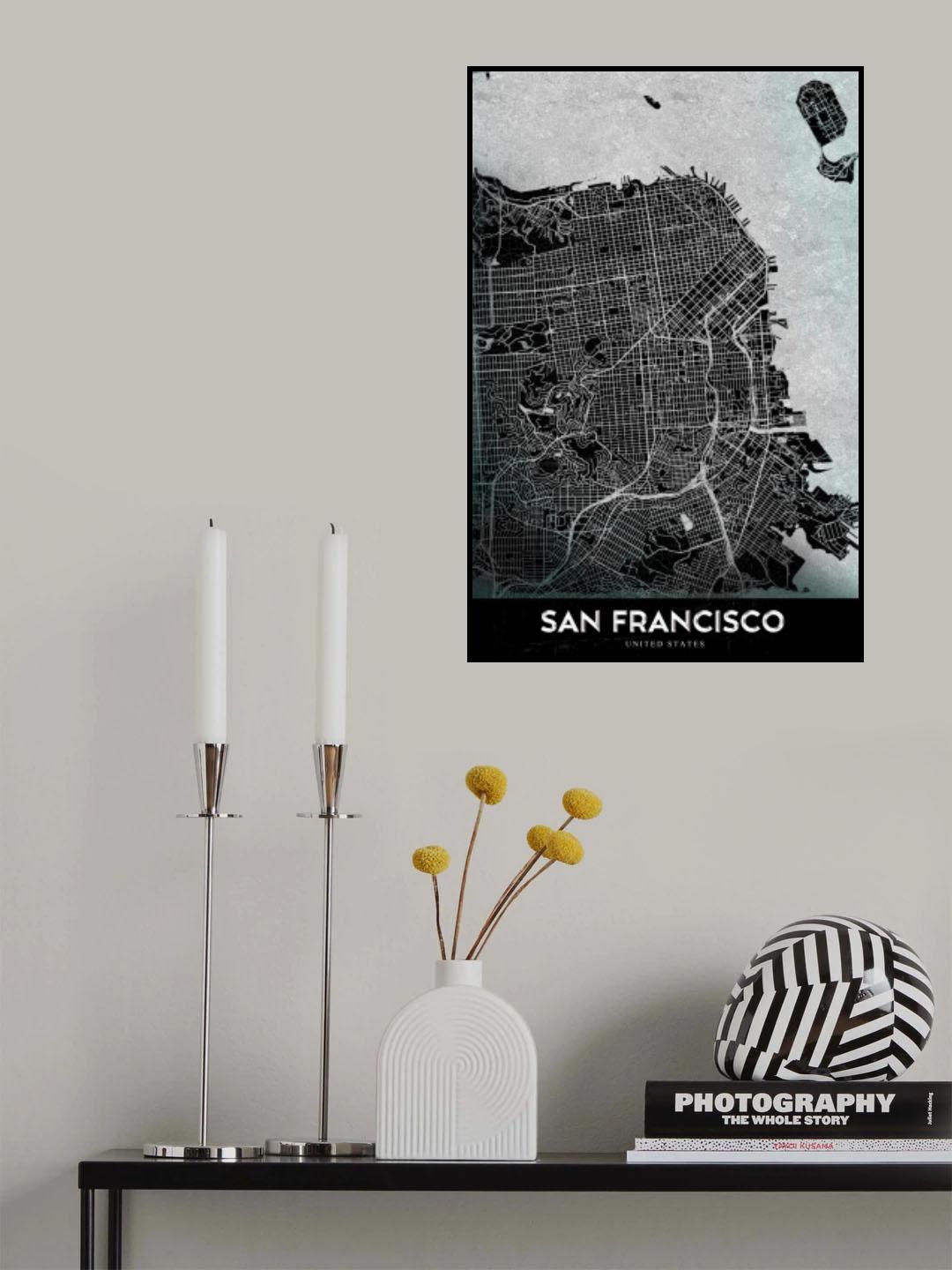 SAN FRANCISCO Poster och Canvastavla