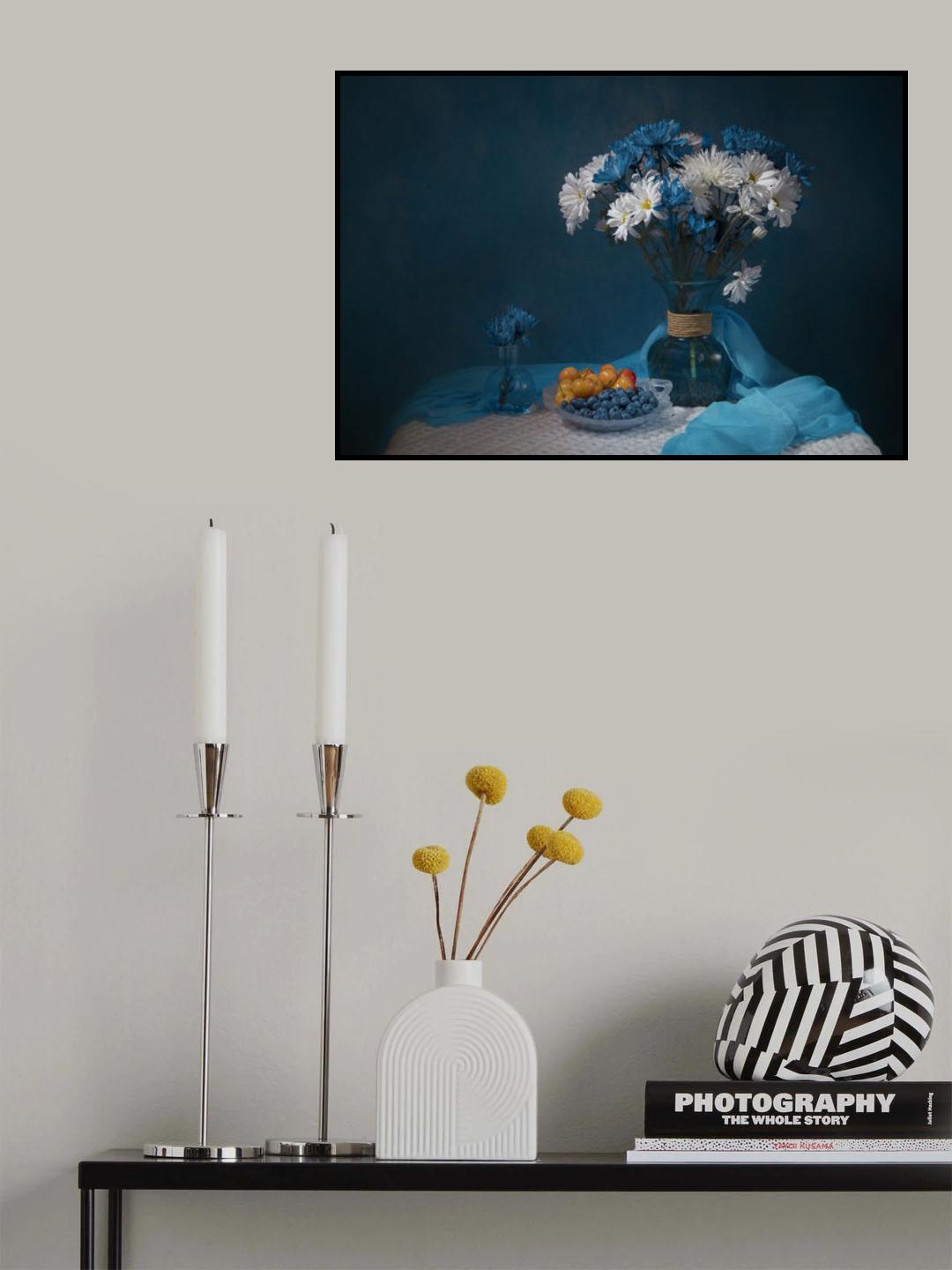 Cherry and Blue Berry Poster och Canvastavla
