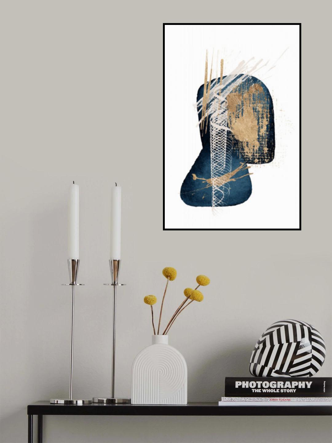 Stunning Blue-3 Poster och Canvastavla